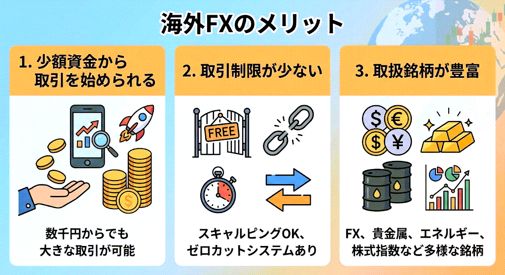 海外fx メリット